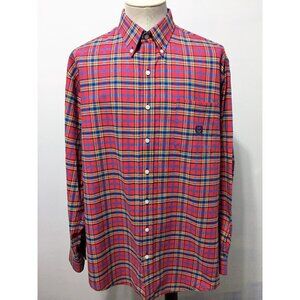 CINCH Long Sleeve Shirt Mens Size Large Plaid Cowboy Rodeo